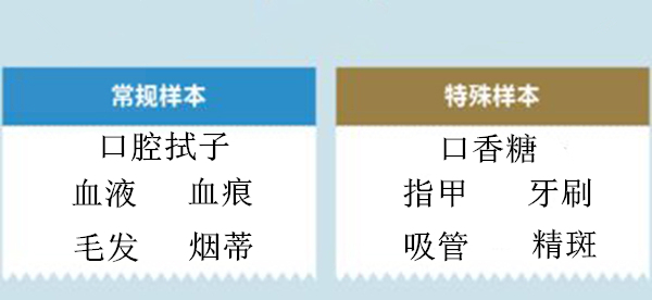 亲子鉴定样本分类